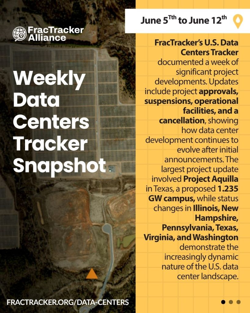 Weekly Data Centers Tracker Snapshot: June 5–12, 2026